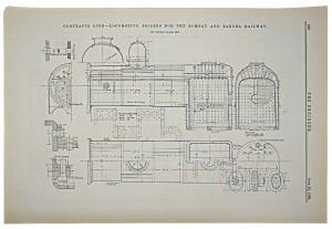 Design Plans - Bombay, ILN Locomotive Boilers for the BBCI, Design specifications for open