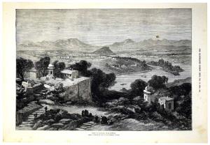 View - Bombay, ILN View of Poonah, Bombay Presidency, A spectacular view of the confluence