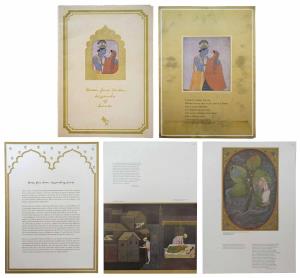 747 Legends of love with 20 leaves which include fifteen miniature paintings, images of va