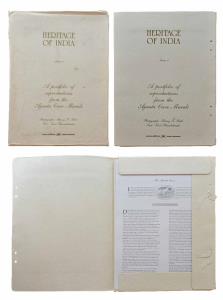 Heritage of India Series 3. A portfolio of reproductions from the Ajanta Cave Murals in tw