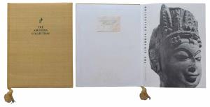 A Silk bound book ‘The Air India Collection’, containg images of artefacts and paintings o