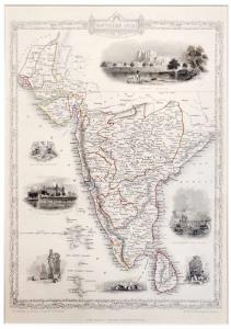 JOHN TALLIS (1817 - 1876) SOUTHERN INDIA Southern India John Tallis, Southern India, Londo