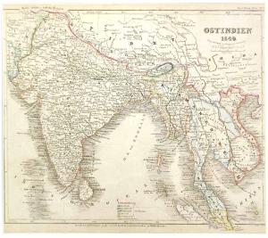 Miscillanious Maps comprising of 4 Indian / south Asian Maps and an Asian Map titled: 1) H