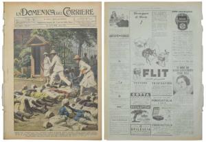 Gandhi’s followers, lying motionless in rows for whole days, in front of the houses of the