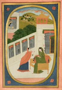 Shringar Rasa, a traditional theme of romantic poetry in Indian literature, in specific, R