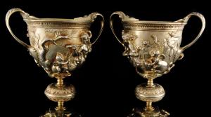 Oomersi Mawji is best known for his signature Bhuj style of scrolling foliage and hunting 