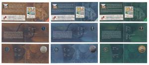 All single commemorative coins in mint packaging, 2010 Platinum Jubilee of Reserve Bank of