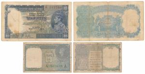 George VI, Rupee 1, 1944, signed C. E. Jones serial number in green, inset ‘A’ (J&R 4.1.1B