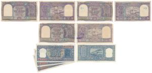Rupees 10 (3), 1951, signed B. Rama Rau, (J&R 6.4.1.1); Rupees 100 (3), 1967 signed P. C. 