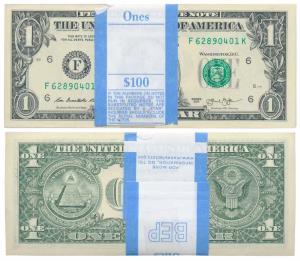 United States of America, $1 Bundle, with the portrait of George Washington, 2013 series, 