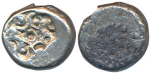 Archaic Punch Marked Coinage, attributed to Matsya Janapada, Agra region (c.350 BC), Silve