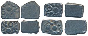 Archaic Punch Marked Coinage, attributed to Avanti Janapada, Western Madhya Pradesh (c. 30