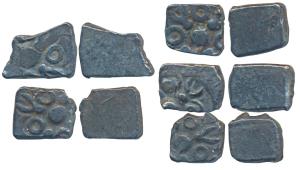 Archaic Punch Marked Coinage, attributed to Avanti Janapada, Western Madhya Pradesh, Silve