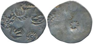 Archaic Punch Marked Coinage, attributed to Magadha Janapada, Imperial Series, Silver Kara