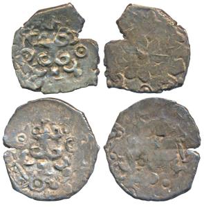 Archaic Punch Marked Coinage, attributed to Saurashtra Janapada (c. 450-300 BC), Silver ¼ 