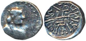 Parthian Ruler of Baluchitan, Paratarajas, Mirahvara (c. 175-185 BC), Silver Hemidrachm, 1