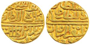 Ghiyath Shah as Heir Apparent (AH 860-873, 1456-1469 AD), Gold Tanka, 10.74g, Dar-ul-Mulk 