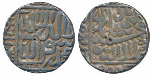 Akbar, Silver Rupee, 11.23g, Karrah Mint, AH 970, Kalima type, mint name in bottom quadran