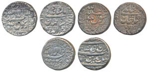 Shah Jahan, Silver Rupee, 11.31g, Delhi Mint (KM 227.6); Akbarabad Mint, AH 1044/7, legend