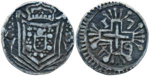 Diu, Joao V, Silver Rupia, 11.65g, 1749, obv. crowned arms, rev. date in angles of ornamen