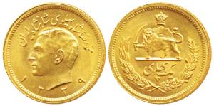 Iran, Muhammad Reza Pahalavi Shah, Gold 1 Pahlavi, 8.08g, SH 1339, (KM 1162). Uncirculated
