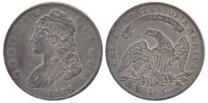 United States of America, Silver 50 Cents / ½ Dollar,13.46g, obv. bust of Liberty with dat