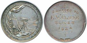 Wallasey Amateur Photographic Society, Silver Medal, 33.02g, obv. camera on a stand, with 