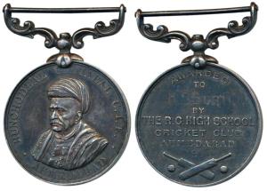 Runchodlal Chotalal C.I.E., Ahmedabad, Silver Medal, rev. awarded to K. S. Surti by The R.