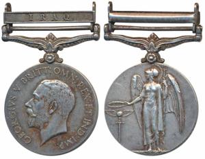 General Service Medal, George V, Silver, Iraq bar, awarded to 2763 Sepoy Mangal Singh 3-23