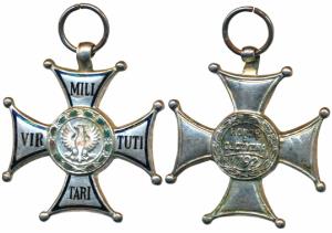 Poland, Cross of the Order of Virtuti Militari, 5th class (1943-1989). Some of the crosses