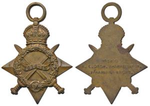 First World War, 1914-15 Star, Bronze Medal, awarded to No. 3100 Acting Lance Daffadar Bha