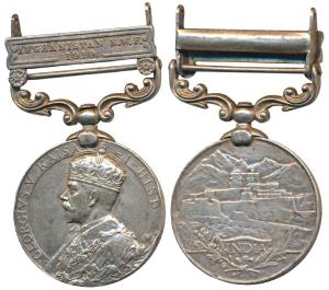 India General Service Medal, George V, Silver, Afghanistan North West Frontier 1919, award