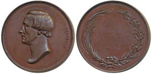 Thomason Civil Engineering College, Roorkee, ‘Old Thomason’, Copper Medal, obv. bust of Th