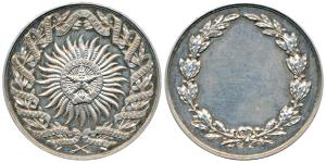 Army Sports Control Board A.S.C.B. Silver Medal, 28.8g, obv. Badge of the Order of the Sta
