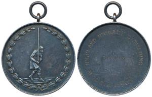 Highland Brigade Gathering, Silver Medal, 26.36g, awarded for Boxing, Delhi 1929. Extremel