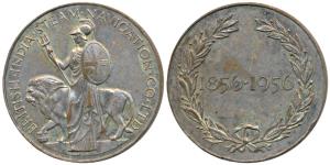 British India Steam Navigation Co., Silver Medal, 25.5g, obv. Britannia standing left hold