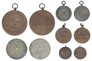College Square Swimming Club, Platinum Jubilee, 1917-1991, Copper Medal, 62 mm; Randeria H