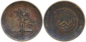 University Of Roorke, Copper Medal, Dept. of Metallurgical Engineering, Silver Jubilee. Ve
