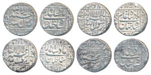 Shah Jahan, Silver Rupee, 11.38g, Akbarnagar Mint, AH 1046/9, legend within square area wi