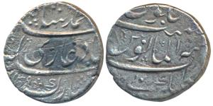 Muhammad Shah, Silver Rupee, 10.34g, Kankurti Mint, AH (1)139/1X, al-manus legend, complet