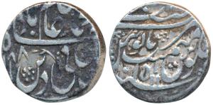 Najibabad Mint (pseudo mint name), Silver Rupee, 11.14g, in the name of Shah Alam II, AH (