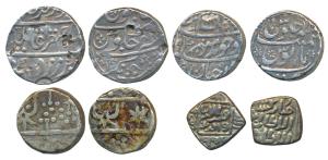 Mewar, New Chandori Series, Silver Rupee, 10.75g, Udaipur Mint (KM Y5); Maratha, Balwantna