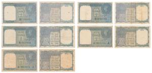 George VI, Rupee 1 (3), 1944, signed C. E. Jones, (J&R 4.1.1A); George VI, Rupee 1 (2), 19