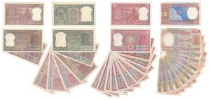 Rupees 2, set of 36 notes with different dates and signatures of all varieties, B. Rama Ra