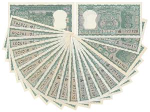 Rupees 5, signed P. C. Bhattacharya, L. K. Jha, and S. Jagannathan, (J&R 6.3.6.1, 6.3.6.2 