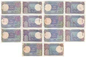 Rupee 1 Bundle (7), 1985, 1986 (2) and 1987; 1989 Gopi Arora; 1990 (2) Bimal Jalan. Extrem