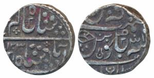 Ahalyabai (AH 1179-1210; 1765-1795 AD), Silver Rupee, 11.14g, Malaharnagar Mint, AH 1203/3