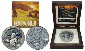 Cameroon, Silver 2000 Francs, 62.20g, 2020, Easter Land, obv. Coastal view in foreground, 