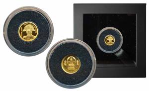 Mongolia, Napoleon Bonaparte, Gold 1000 Togrog, 2021, Revolutionaries series, obv. Emblem 