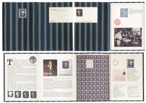 Great Britain, One Penny Black stamp of Victoria, Proof Stamp Large Silver Ingot, 11g, str